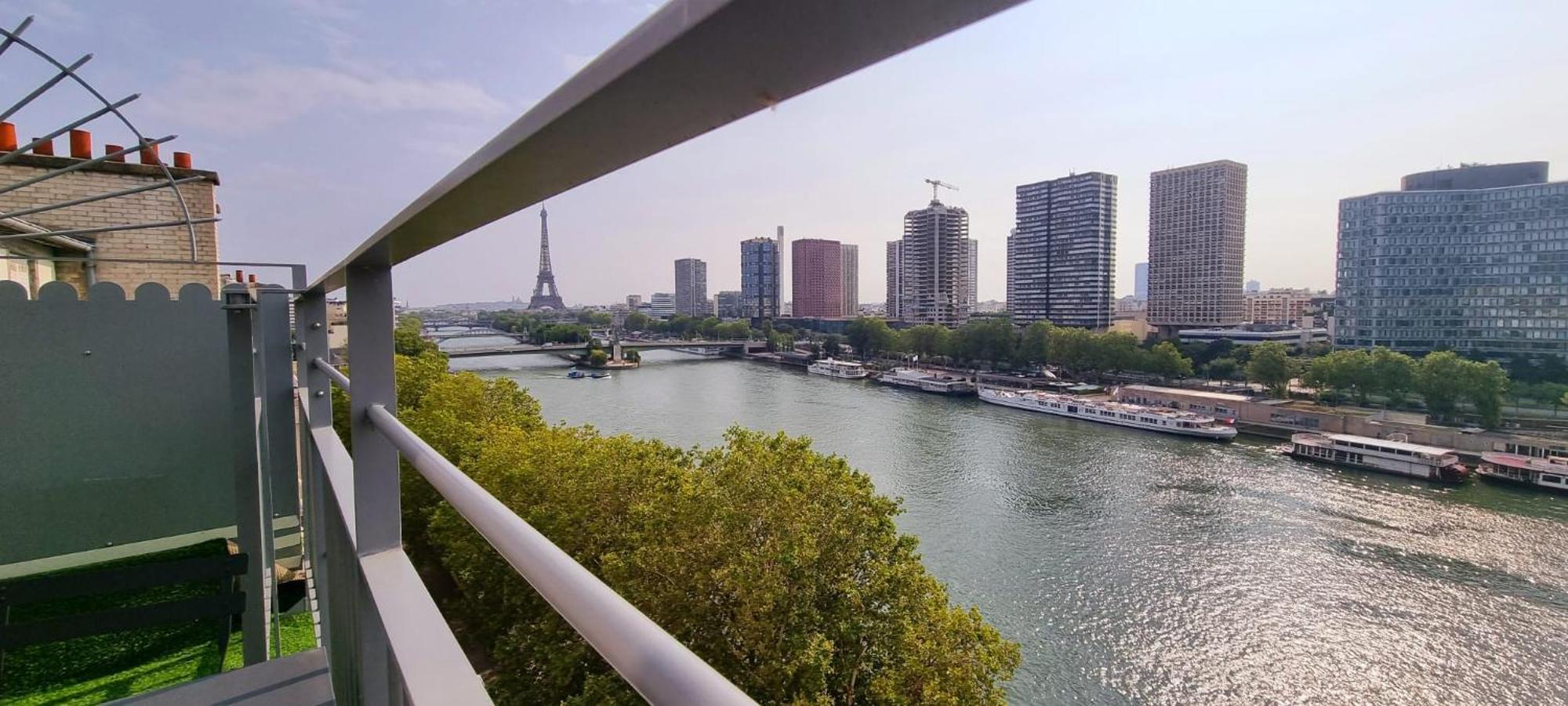 Appartement Vue Tour Eiffel Paris 16 Eme Exterior foto